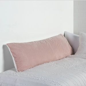 NWOT dormify cozy cord body pillow cover & throw
